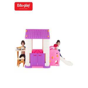 8) 쿠쿠토이즈 에듀플레이 하우스4 집+책상+미끄럼틀 바이올렛(77459)