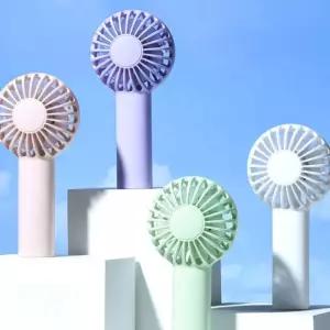 저소음 핸디 무선 7엽날개 초경량 BLDC모터 미니 손 선풍기 실용적인