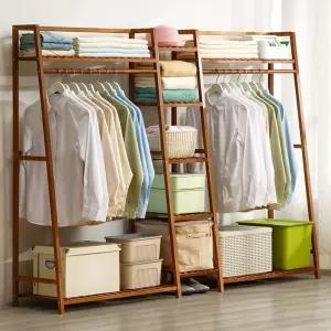 원목 형옷장 행거 A 서랍장 업그레이드형 순대나무 두꺼운 300mm 원룸