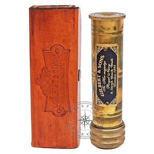 길버트 앤 선즈 앤티크 경 컬렉션 교육용 해리 케이스 선물 가죽 황동 빈티지 새겨진 장식