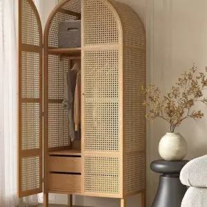 북유럽 검정색 우드 원목 안방 옷장 양문형 장롱