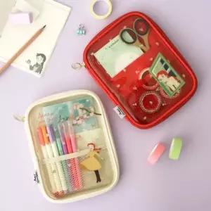 빨강머리앤 사각 파우치 와이드 필통 소품 케이스