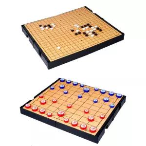 두뇌발달놀이 소형 양면 자석 바둑 장기세트 가족보드게임 취미생활 오목 알까기