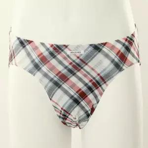 [비너스](행사) 폴리 스판 사선 체크 나염 남성 브리프 남자 삼각팬티_C SVMP7217,BR_C