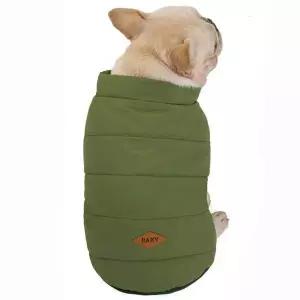 겨울내내 패딩조끼 반려견옷 L 그린 강아지옷 반려견
