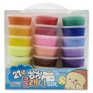 상상클레이세트 21색장난감 다색 도구 점토놀이 지놀이