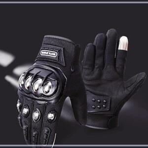 [2개구성] 카본 바이크 라이더 폰터치 라이딩 보호대 여름 메쉬 IPWC16579