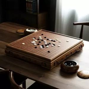 바둑판 고급 바둑알 알 승부 가족 보드게임 알까기