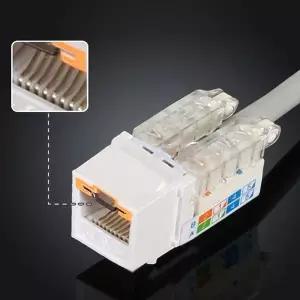 인터넷 668ZBZ05 보안 키스톤잭 CAT5E UTP 기밀 해킹 유출 방지