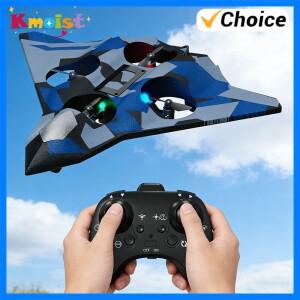 6CH RC 글라이더 전투기 라이트 포함 고정익 폼 항공기 시뮬레이션 무선 조종 비행기 장난감 소년 어린이