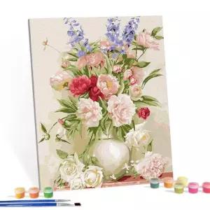 꽃그림 플라워 이쁜그림 캔버스페인팅 수업교구 발색좋은