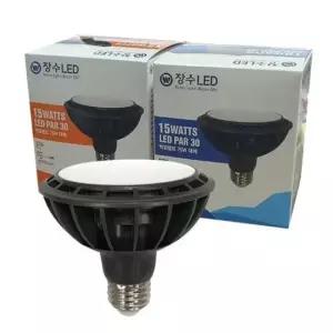 [데코] 장수램프15W PAR30 확산형 LED 컨버터내장전구