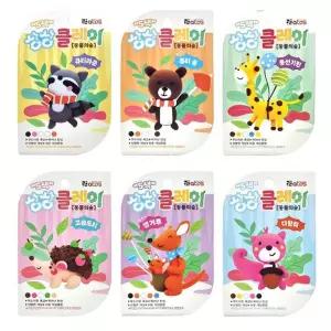 동물의숲 상상 클레이 1타 12개입점토공예 컬러 놀이 공작 색클레이