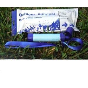 하이킹, 캠핑, 사냥, 배낭여행, 여행, 야외 비상 생존 분리형 음료 한 팩을 위한 갤럭시 개인 휴대용 정수기 빨대 여과기