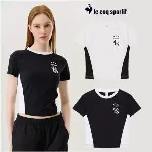 [르꼬끄](대전신세계)[60% OFF] (QP322FRS81) 여성 풋볼 슬림핏 반팔티 / 대전신세계