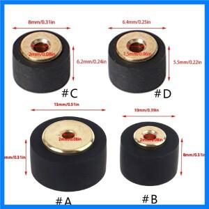 카트리지 라디오 운동 핀치 롤러 테이프 레코더 압력 카세트 벨트 풀리 SO-NY 플레이어 스테레오 테크닉