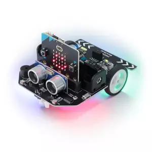 호환 Freenove MicroBBC microbit V2용 로버 키트 장애 회피 라이트 트레이싱 라인 추적 원격 제어 블록 Py