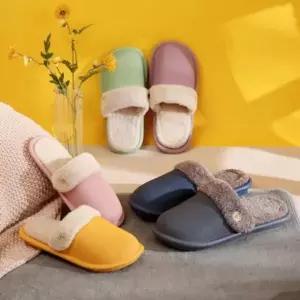 털 실내화 겨울 방한 거실용 러그 슬리퍼