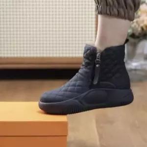 털 안감 목 올라오는 방한부츠 여성 겨울 따뜻한 신발 WFFVPSJ