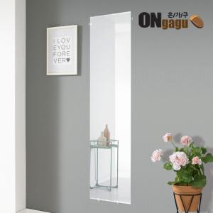 온가구 MC101 간편부착 초슬림 노프레임 전신거울 현관 옷장 방문 붙이는 접착식 틈새 드레스룸 문걸이 미