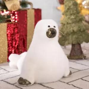 플라워트리 [3+1]크리스마스 물개 인형 대형 장식 첫째 30cm 소품