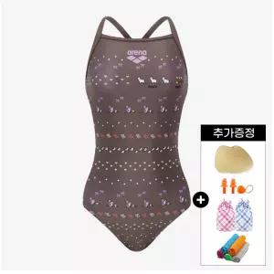 아레나수영복 컬리팜 원피스 드롭백 모카 여성수영복 사은품5종 증정 A6SL1LO01