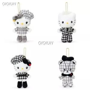 하운드투스 체크 인형 가방고리 헬로키티 곰돌이 체크무늬 키링 산리오 캐릭터 굿즈