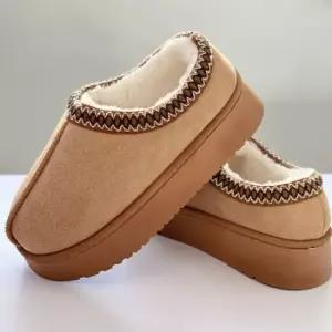 인기상품 남녀 스티치 퍼안감 슬리퍼 1P 겨울 실내화 털신발 [WFLK9TR_260302]