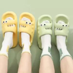 실내 화 슬리퍼 거실화 캐릭터 쿠션슬리 커플 병원 집 가정용 고급