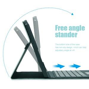 호환 ARDISSI 케이스 Microsoft Surface Pro 9 8X7 + 6 5 4 Go 3 2 커버 백 스탠드 Plus