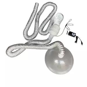 이동식 배기 정화기 고기 제거 실내 뜸 고온방지커버 환기 48x38cm 환풍기 냄새 음식 연기