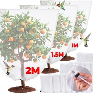 다양한 크기의 정원 메쉬 그물  화단용 채소  블루베리 관목 차단막  보호 가방