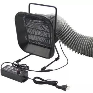 이동식 간이 환풍기 후드 배기 집진기 환기 캠핑용 분진 연기 덕트 흡입기