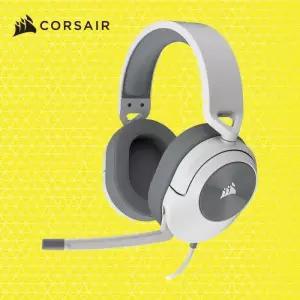 커세어 게이밍 마이크 헤드셋 서라운드 HS55 스테레오 화이트