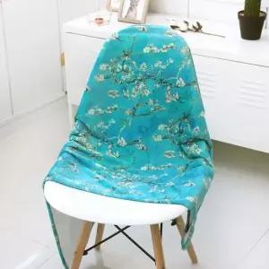 생일선물 반고흐 명화 담요 아몬드꽃 극세사 블랭킷 팬시 귀여운캐릭터