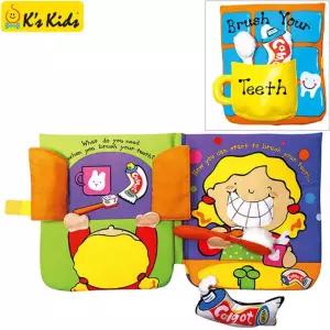 케이스키즈 치카치카 이닦기 헝겊책 발달완구 발달 취미 출산 감각 크리스마스 스스로