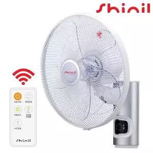 신일 벽걸이 선풍기 리모컨 5엽날개 16인치 SIF-16SREM