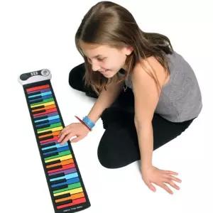 피아노 키보드 유치원생 키즈 감각발달 음악놀이 롤