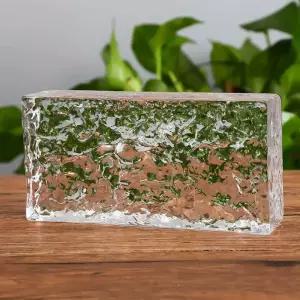 인테리어 유리 벽돌 블럭 욕실 장식용 글라스 디자인 타일 크리스탈