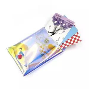 [콩심팥심]투명 ZF 동전지갑 홀로그램