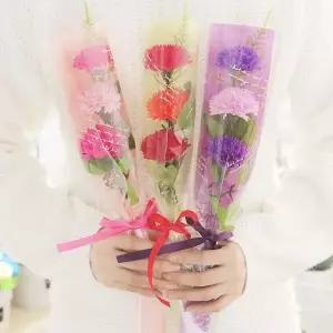 비누꽃 카네이션 꽃다발 스승의날 어버이날