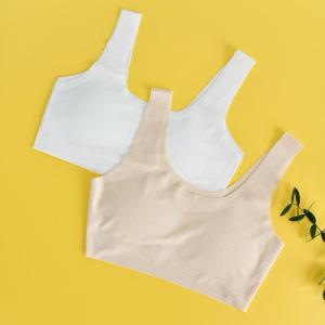 위키란쥬 인견 심리스 주니어 스포츠브라 초등학생 중학생 브래지어 속옷