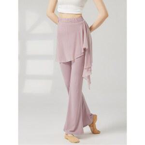 쉬폰 스커트 팬츠 치마 바지 의상 공연 라인댄스복 무용 레깅스 라틴