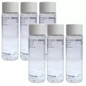이니스프리 애플 씨드 립앤아이 메이크업 리무버 100ml 6개