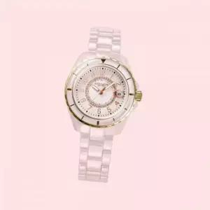 코치 프레스턴 핑크 플러쉬 세라믹 팔찌 브레이슬릿 악세서리 여성 여자 우먼스 시계 워치 14503463 451770