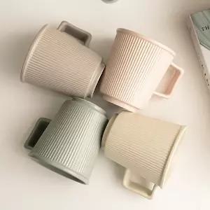 스페인 머그컵/무지/카페컵/손잡이컵/찻잔/커피/예쁜/도자기/가정용/물컵/귀여운/음료컵/디자인/라떼컵