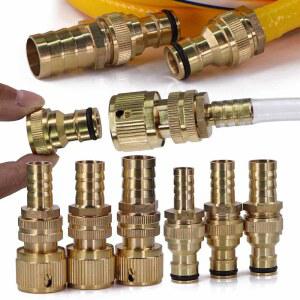 황동 호스 바브 어댑터 16MM 커넥터 정원 관개 파이프 연결 32MM 수리 피팅 튜브 급수 커플링