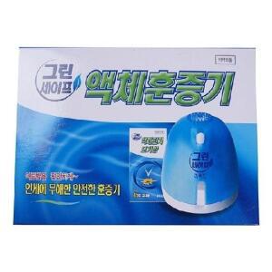 [2개구성] 실내 액체훈증기+리필45 램프형 기피제 쫓기 방지 전기액체 잡기 액체형 액체향 모기 AWC54B18