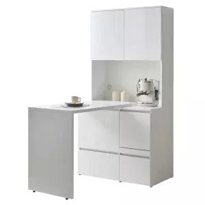 [필웰]TB9485 데이아 광파오븐 렌지대수납장세트(완전수납)+식탁 DVX