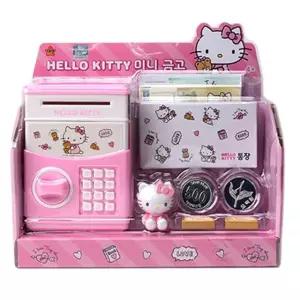 [퍼니메이커]헬로키티 미니금고 캐릭터저금통 역할놀이 유아장난감 키티금고 저금놀이 헬로키티저금통 키티
